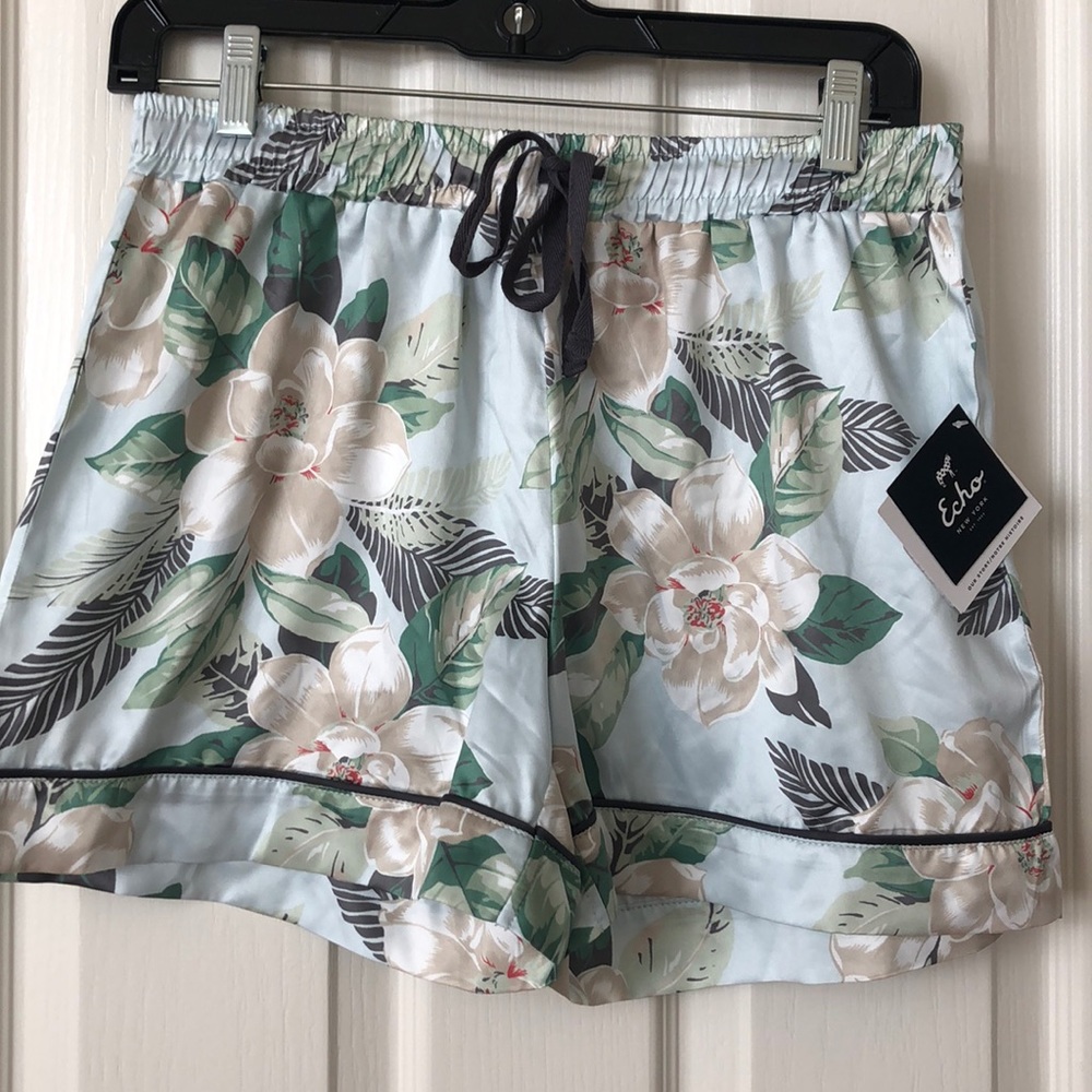 Brand New Printed satin shorts
